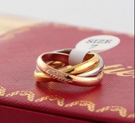 Cartier 經典三環三色戒指