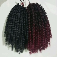African embroidered hair extensions, 20 strands