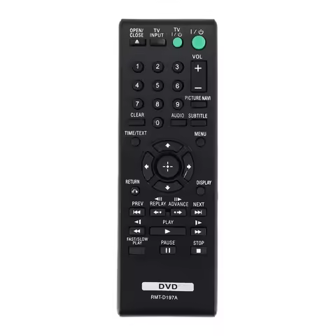 A73E-Rmt-D197A Smart Remote Control for Sony Dvd Dvp-Sr210 Dvp-Sr210P Dvp-Sr510H Dvp-Sr510