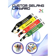 1.5 cm Tissue Lanyard Bracelet Ticket Custom Design Printing