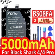 KiKiss BS08FA Latest Replacement Baery for MI Black Shark 4/4 pro 4pro Shark4 High Quty 5000mAh Lithium one Bateria