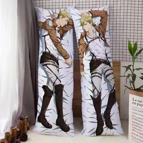 Attack On Titan Body Pillow, Dakimakura Case, Hing Pillowcase