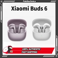 Xiaomi Buds 6 Bluetooth headphones, semi-in-ear, independent recording, lossless audio.