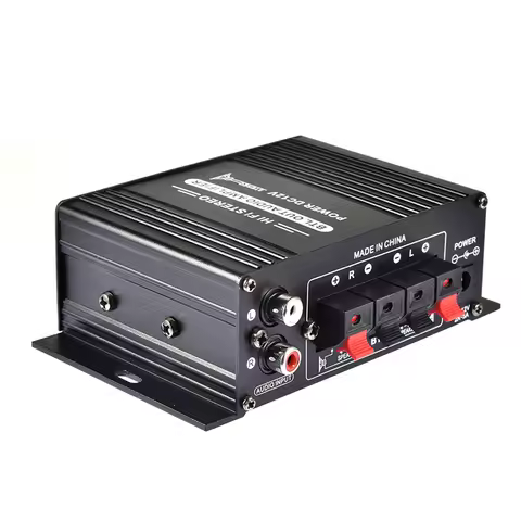 Sound Amplifier Channel HiFi Audio Power-amplifier Car Stereo Music Receiver FM MP3 Power-Amplifier 