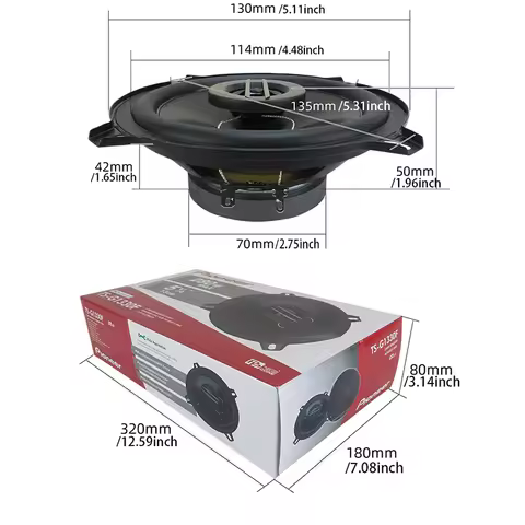 5-inch 560W (2 * 280W) 5-way General Motors coaxial car music stereo full frequency high fidelity sp