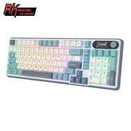 RK Royal Kludge RK S98 98 Key Tri-Mode RGB Wired Bluetooth 2.4G Wireless 3 Modes With TFT Screen
