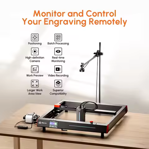 AlgoLaser 5MP Laser Engraver Camera Lightburn for XTOOL ACMER TWOTREES 550*800mm Working Area Precis