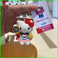 PS1 Sanrio Hello Kitty x me% Plushie Tennis Plush Keychain Mini Sport Doll Bag Charm SP1