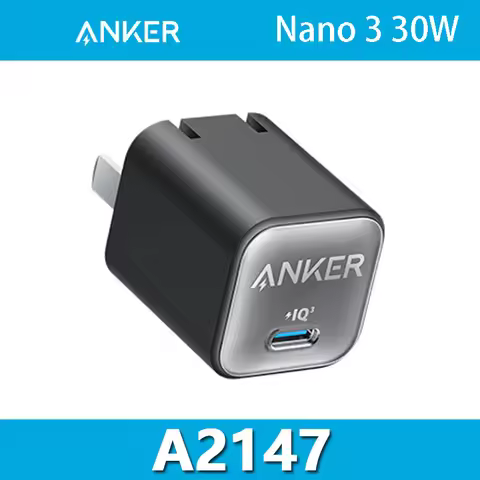 Anker 511 Charger Nano 3 Pro PD30W USB C GaN Fast Charging PIQ 3.0 Foldable PPS Fast Charger for iPh