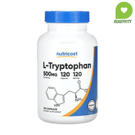 Nutricost, L-Tryptophan, 500 mg, 120 Capsules