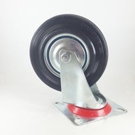 5" Living Trolley Wheels 5 inch Rubber Wheels Showcase Wheels Cart Wheels