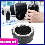 wowowi Aluminum Alloy Lens Mount Adapter Converter Ring Manual Control MF Camera for F to M4/3 Disas
