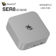 Beelink Mini PC SER8 AMD Ryzen 7 8745HS DDR5 5600MHz M2 NVME PCIe4.0 SSD USB4.0 2.5Gbps Desktop Gami