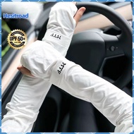 Cooling Arm Sleeve Uv Protection Arm Sleeve Upf50 Breathable Ice Silk Arm Sleeves for Outdoor Cyclin