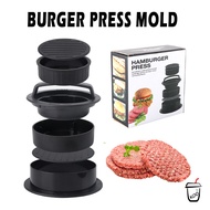 Round Burger Mould Hamburger Patty Maker Grill Press Cooking Tool