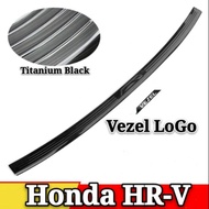 Honda HRV HR-V Vezel Rear Guard Bumper Protector Stainless Steel Titanium Black