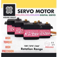 High-Torque All-Metal Servo Motor (20KG, 25KG, 35KG, 45KG, 60KG)
