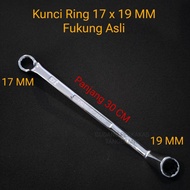 Key Ring 17x19 FUKUNG ORIGINAL Ring Spanners Wrench 17MM x 19MM Tools
