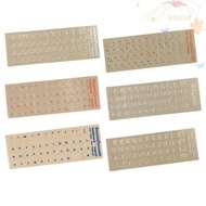 BLISS Keyboard Letter Sticker Notebook For PC English Hebrew Korean Dust Protection Language Alphabe