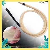 YOHII Violin Horse Hair, Unbleached Bow Hair Erhu Bow Hair, High Quality Erhu Strings Durable Repair