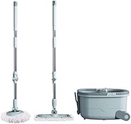 Microfiber Spin Mop &amp; Bucket Floor Cleaning System,Floor Cleaning Tool, Bucket with Wheels, Easy Wring Dryer, Stainless Handle Anniversary