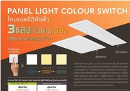 MLLIGHT -LAMPTAN Panel Light LED ฝังฝ้า 3 แสงในโคมเดียว (Daylight/ Cool White/ Warm White) เปลี่ยนสี