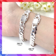 💥PROMO💥#HBG280 - 1cm Silver 925 Bangle - Gelang Tangan Perak 925 Untuk Lelaki ( 100% Original Silver ) Men Bracelet