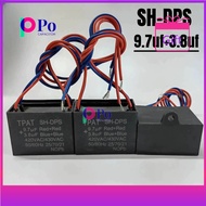 Panasonic Washing Machine Capacitor 9.7 UF+3.8 UF 4-Wire Capacitor