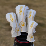 Honma Golf Club #1 #3 #5 Wood Headcovers Driver Fairway Woods Cover PU Leather Head Covers Set Protector GolF