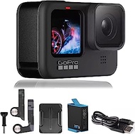 GoPro HERO9 Black - E-Commerce Packaging - Waterproof Action Camera with Front LCD and Touch Rear Screens, 5K Ultra HD Video, 20MP Photos, 1080p Live Streaming, Webcam, Stabilization