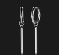 Anting Tindik Bulat Pria Liontin Balok Bulat Panjang /Anting Zoro Anime Onepiece /Anting Tindik Pria