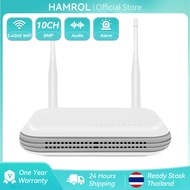 Hamrol Wireless NVR 8CH 5MP CCTV WiFi NVR H.265X Network Security Video Recorder Support Face Detect