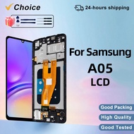 Pilihan SM-A055F/DS Untuk Paparan LCD Galaxy A05 A055 SM-A055F Digitizer Skrin Sentuh Untuk Penggant