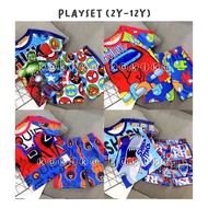 2Y 3Y 9Y 10Y 12Y •ANN'S KIDS• NEW KUKIKA PREMIUM JERSEY PLAYSET KIDS & BIG |hulk|among|squid|shark|