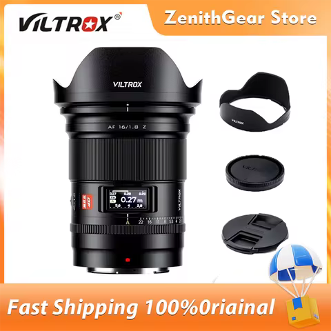 VILTROX 16mm F1.8 For Sony E Nikon Z Camera Lens Full Frame Ultra Wide Angle Auto Focus Lens for ZV-