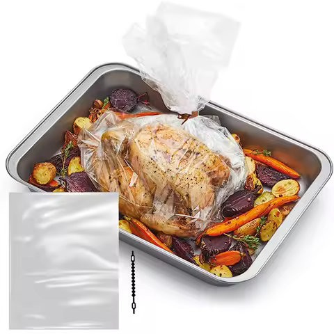 10/20pcs Turkey Bag Oven Roasting Bags Baking Sleeve Slow Cooker Turkey Baking Bag Crock Pot Liners 