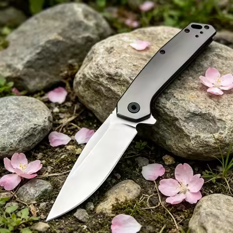 High Hardness Pocket Folding Knife Outdoor Hiking Travel Camping Fishing 8Cr13MoV Blade Practical Fr