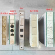 Set Lengkap Komposit Kayu Pepejal Bilik Kalis Bunyi Pintu Bilik Tidur Pintu Kayu Pintu Kayu Bilik Ma