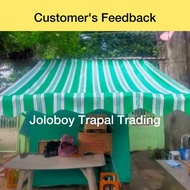 (4x6 feet) ROLL-UP STRIPES AWNING TRAPAL LONA TOLDA TARPAULIN TARP