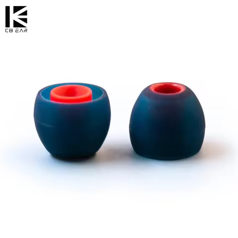 KBEAR 08 Silicone Upgraded Earphone Eartips 1 pair(2 pcs) Noise Isolating With S M M- L Size For KBE
