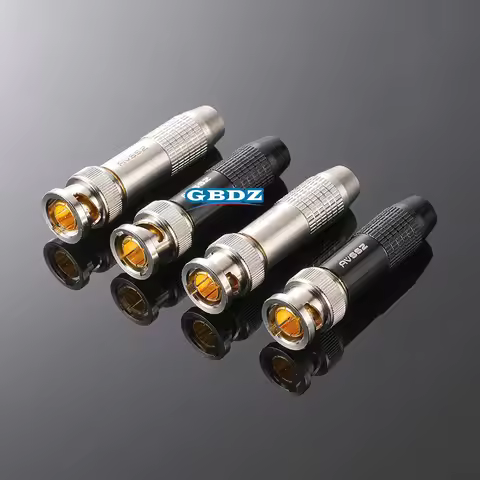 BNC Connector Monitoring Plug Copper Core Camera Video50/75 Euro Q9 Plug HD-SDI Digital HD Welded BN