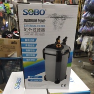 SOBO Canister External Filter + UV Light with Aquarium Pump 1000L/Hr 10watt SF-1000F-UV