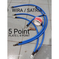 PROTON WIRA CABLE GROUNDING 5 point + PLATE TAMBAGA (4point)