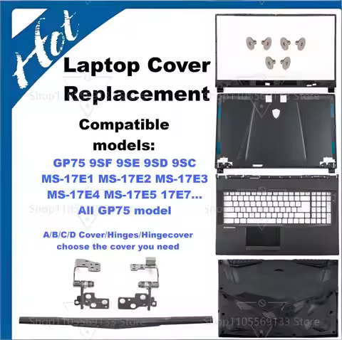 NEW Cover For MSI Leopard GP75 9SF 9SD 9SE 9SC MS-17E1 17E2 17E3 17E5 17E9 Font Frame Palmrest Lower