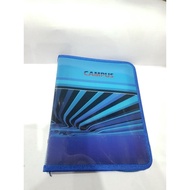 Loose Leaf A5 Folder A5 Campus Zipper Binder biru 10388