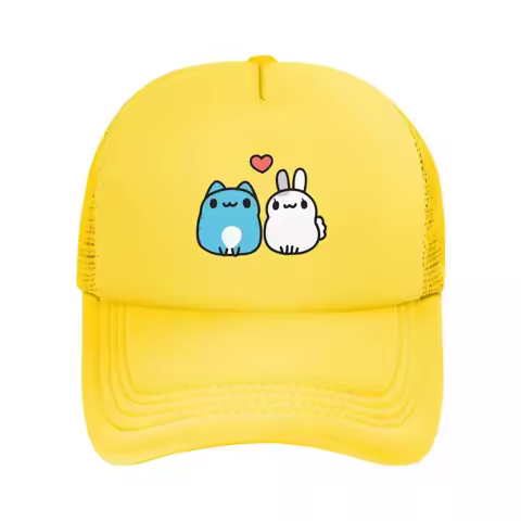Comic Cat Bugcat Capoo Bug Cat Mesh Baseball Caps Snapback Fashion Baseball Hats Breathable Casual C