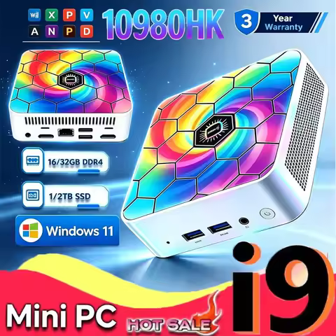 2026 Mini PC with Core I9 10980HK Processor Windows 11 16GB RAM 1TB M.2 SSD Portable 4K HD Gaming Co