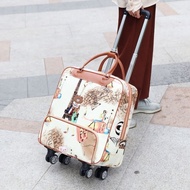 A ai2 Large Capacity Trolley Bag Short-distance Travel Bag Female Cartoon Cute Waterproof Universal 