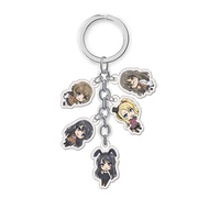 AWAVAWA Sakurajima Mai Keychain,Rascal Does Not Dream of Bunny Cosplay Costume Pendant
