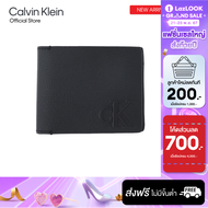 CALVIN KLEIN กระเป๋าสตางค์ผู้ชาย Allover Monogram Logo รุ่น 4G1022G UB1 - สีดำ